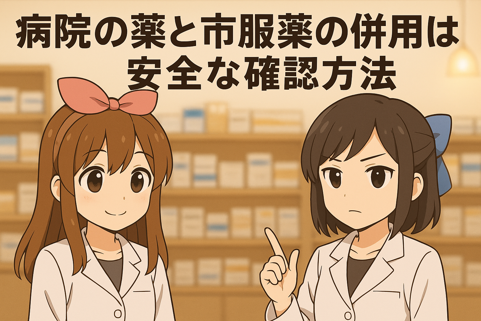 病院薬と市販薬の併用はOK？安全な確認方法を登録販売者が解説